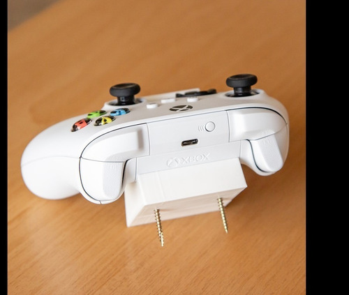 Imagen 4 de 9 de Soporte Pared Xbox Series S. Más 1 Soporte Control Joystick