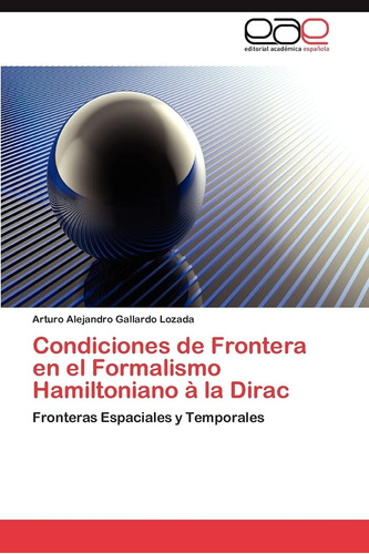 Libro: Condiciones De Frontera En El Formalismo Hamiltoniano