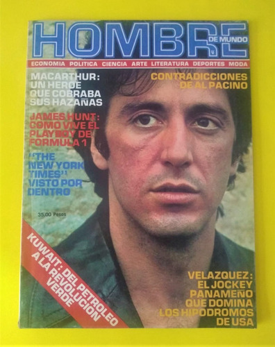 Al Pacino Revista Hombre 1980 El Padrino The Goodfather