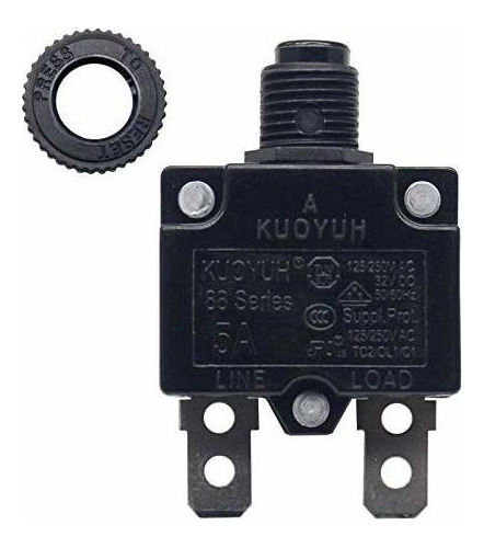 Kuoyuh Disyuntor De Circuito Serie 88 125/250 V Ca 50/60