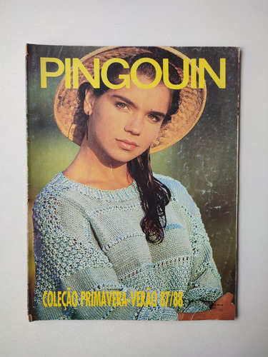 Revista Pingouin Coleção Primavera Verão 87/88 Piera Na Capa