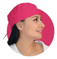 Comprar Gorro Quirurgico Antifluidos Ajustable Fucsia Lisa Unitalla