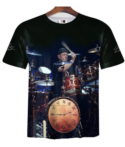 Remera Zt-0099 - Neil Peart 2 (rush - Bateria)