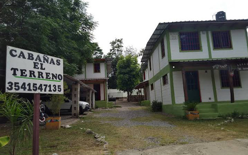 Cabañas El Terreno En Cosquin ,pileta Compartida,frente Al Rio,wifi,tv