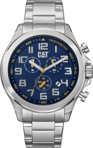 Reloj Caterpillar Operator Crono Sumergible Malla Acero Pu. Color