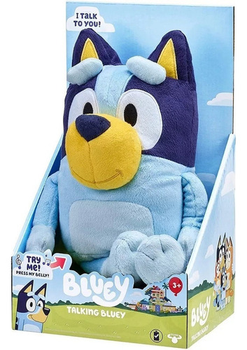 Peluche Parlante Bluey 12 Sing Along, 9 Frases (sin Caja)