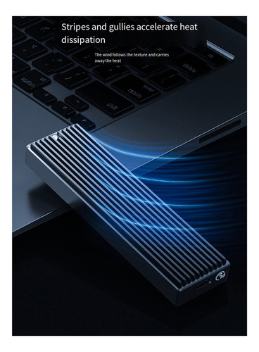Estuche Ssd Nvme Orico M.2 Usb3.1 Gen2 C 10 Gbps Ssd Carcasa