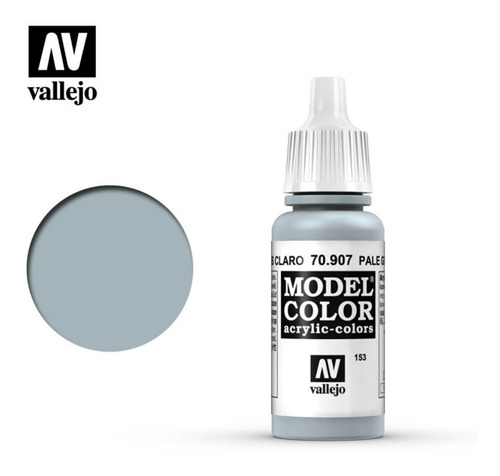Imagen 5 de 5 de Vallejo 70907 Model Color Azul Gris Claro Plastimodelismo