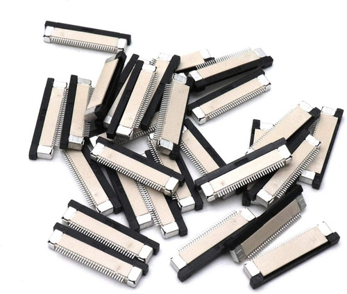 30 Conectores De Cable De Cinta Ffc/fpc 30 Pines 0.020 In