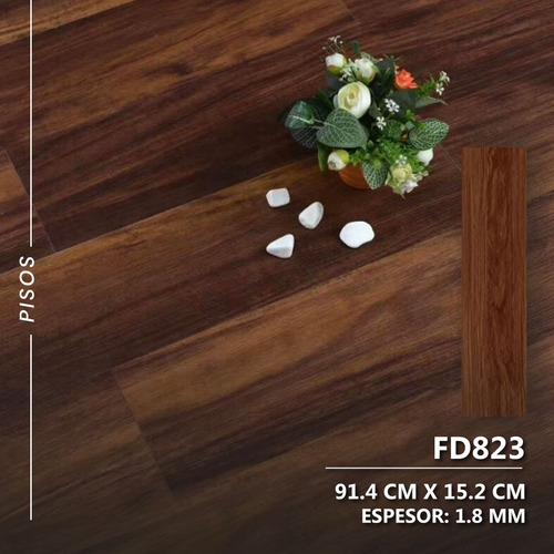 Piso Vinílico Pvc Autoadhesivo 3d 5m2 - Fd823