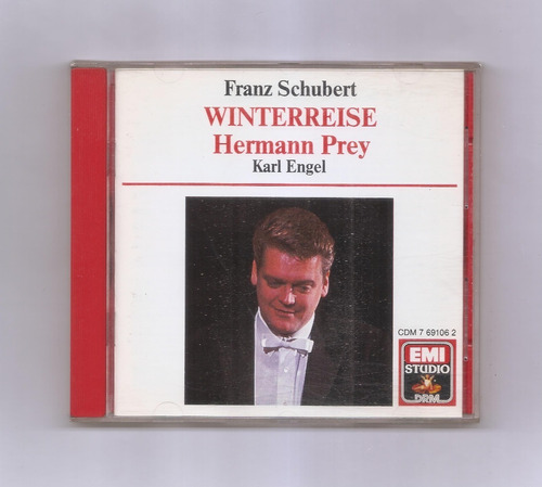 Schubert Die Winterreise Hermann Prey Karl Engel Cd Europa