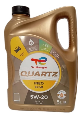 Aceite Total Quartz Ineo Ecob 5w-20 Acea C5 Sintetico 5lt