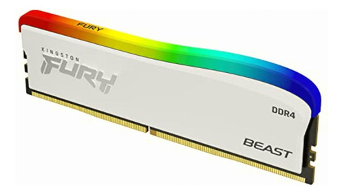 Kingston Fury Beast White Rgb Se Ddr4, Memoria Gamer Para