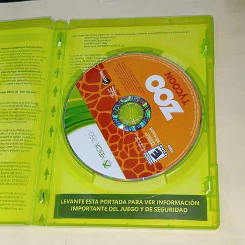 Zoo Tycoon Para Xbox 360 Original (Reacondicionado)