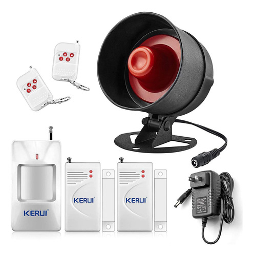 Sistema De Seguridad Kerui Alarma Inalámbrica Para Hogar Color