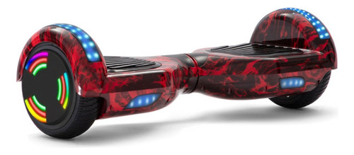 Skate Eléctrico Hoverboard Malumeta Bluetooth Rojo  6.5 