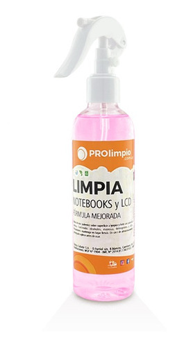 Limpia Notebook Y Lcd 250 Ml Limpiador Líquido - Prolimpio