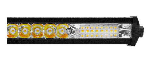 Barra Led Ultra Slim 412w 105cm Color Blanco Y Ambar 12/24v