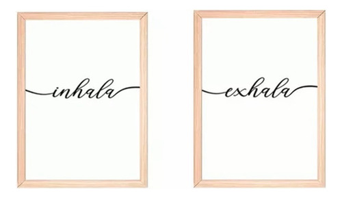 Set 4 Láminas Imprimibles - Frases Dormitorio Living Cuadros