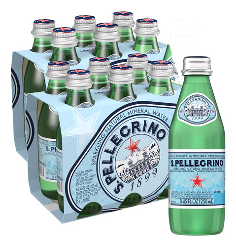 Água Mineral Italiana San Pellegrino 250ml (12x)