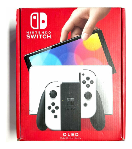 Nintendo Switch Oled Blanca Open Box Completa 220v 64gb