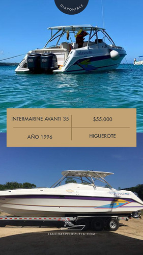 Imagen 2 de 8 de Lancha Intermarine Avanti 35 Lv800