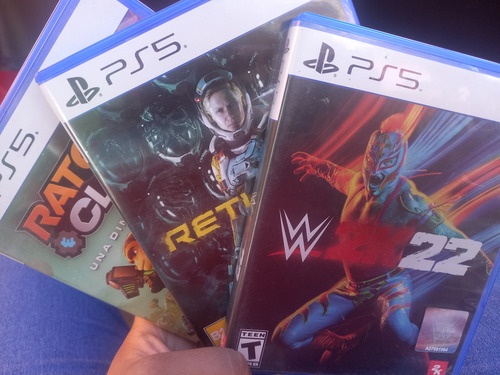 Combo Tres Juegos, Wwe2k22, Rachet And Clank, Returnal (Usado)