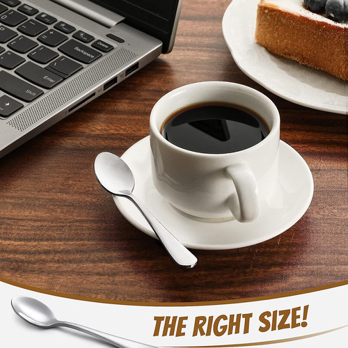 Hiware 12 Piezas Demitasse Cucharas De Cafe Expreso, Mini...
