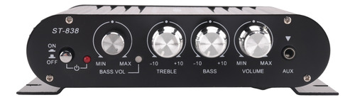 Amplificador Hifi -838 De 2.1 Canales Para Coche, Amplificad