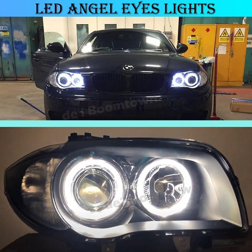 Imagen 6 de 10 de Lámpara Led Ojo De Ángel Bmw S1,3,5 6000k Blanco Canbus 120w