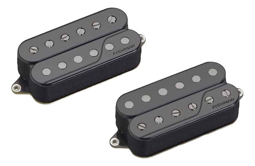 Set Pastillas Guitarra Fishman Prfcs6jr2 Javier Reyes Series Color Negro