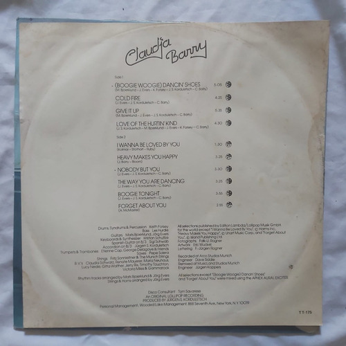 Lp Claudja Barry I Wanna Be Loved By Encarte Vg+ Vinil Imp (Usado)