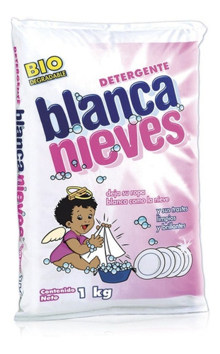 Detergente Para Ropa Blanca Nieves 1kg