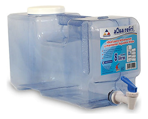 Recipiente Con Válvula Para Refrigerador Aqua Refri 8 Litros Agua