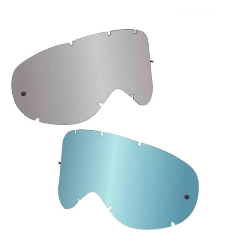 Lentes Mica Recambio Dragon Vendetta - Celeste / Gris Antifo - Powertech Motos