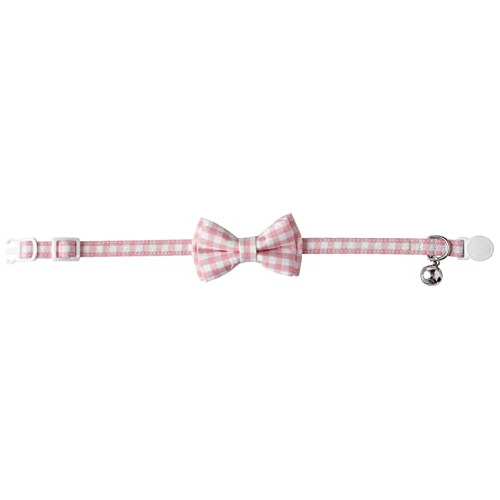 Aiitle Collar De Gato Separable Con Linda Pajarita Y Campana