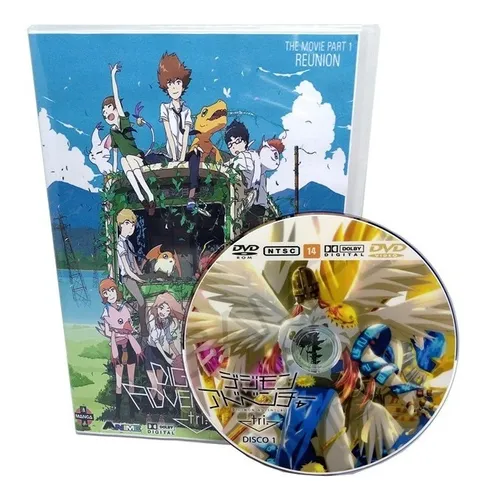 Box Dvd Digimon Adventure Dublado + Digimon Tri 6 Filmes