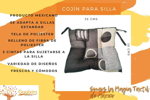 Cojin Para Silla Decorativo 38 X 38 Cms (40 Pack)