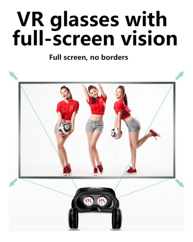 Xinnuo Vrg Pro 3d Vr Lentes Audífonos Incorporados Con