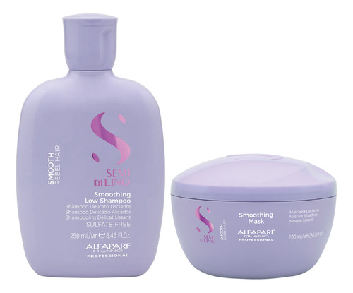 Alfaparf Smoothing Mask Mascara Alisadora + Low Shampoo