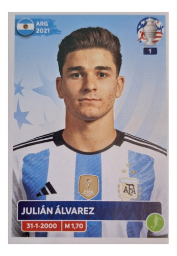 Lamina Álbum Copa América Usa 2024 / Julian Alvarez Arg20