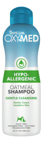 Shampoo Oxymed Hypoalergenico Para Perros Y Gatos 592 Ml 