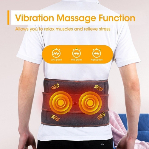 Cinturón De Masaje Lumbar Con Cinturón De Calefacción Eléctr