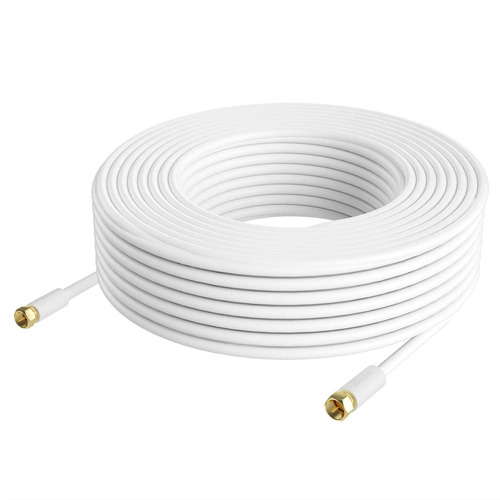 Cable Coaxial De Antena Digital Rg6 Conector F Macho | 15 M
