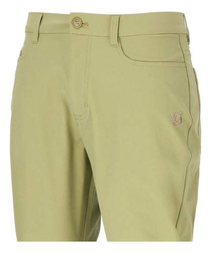 Pantalon Casual Largo Blake De Hombre Beige Doite
