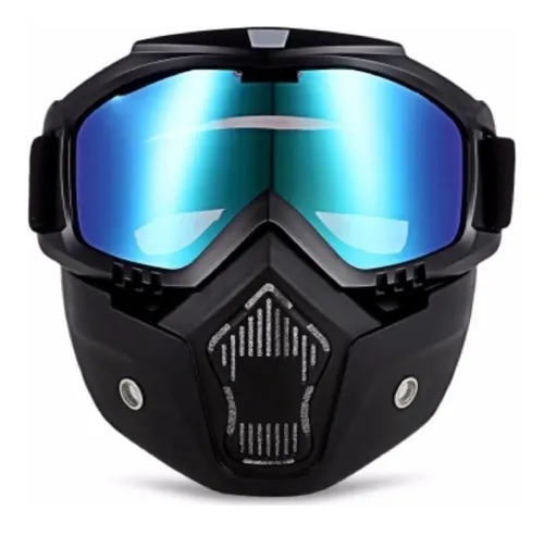 Casco cafe racer con mascara hotsell