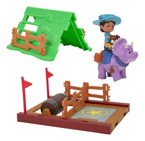 Jazwares Dino Ranch The Dino Obstacle Course Miguel & Tango.