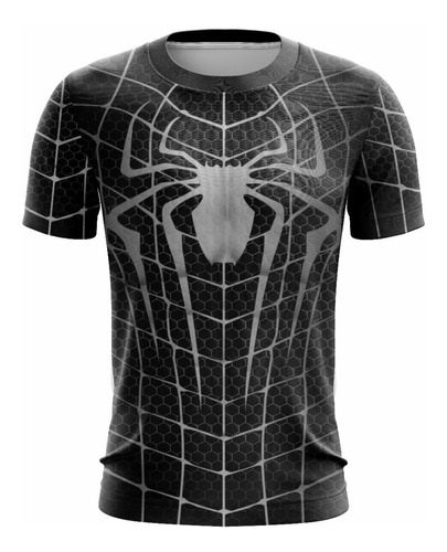 Remera Traje Spider Man Black/negro