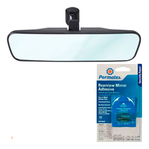 Espejo Retrovisor Interior Universal Con Pegamento