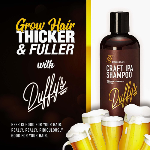 Shampoo Duffys Brew Beer, Pacote De 2 Produtos Para Cuidados